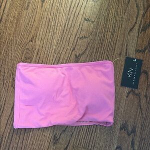 NWT Klassy Network Built in Bra Bandeau Hot Pink